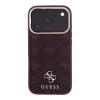 iPhone 18 Pro / 17 Pro bordó Guess Stripe Peony 4G Logo MagSafe védőtok thumbnail