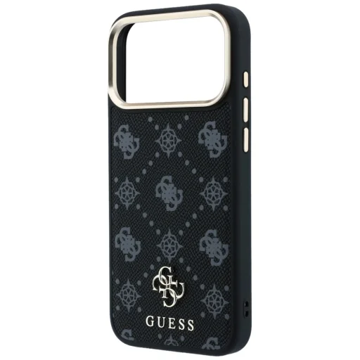  iPhone 18 Pro Max / 17 Pro Max fekete Guess Peony 4G Small Logo MagSafe védőtok - 6