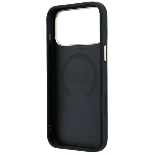  iPhone 18 Pro Max / 17 Pro Max fekete Guess Peony 4G Small Logo MagSafe védőtok - 7
