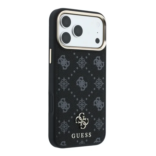 Apple iPhone 18 Pro / 17 Pro čierny Guess Peony 4G Small Logo MagSafe kryt - 10