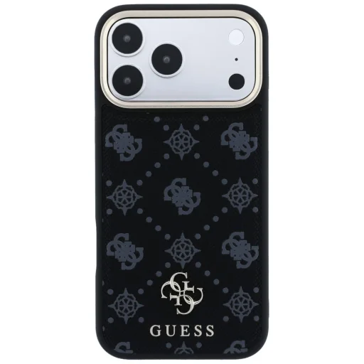  iPhone 18 Pro Max / 17 Pro Max fekete Guess Peony 4G Small Logo MagSafe védőtok - 3