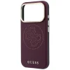  iPhone 18 Pro / 17 Pro bordó Guess Perforated 4G MagSafe keménytok arany logóval thumbnail
