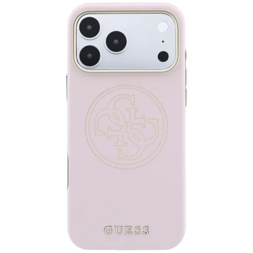 iPhone 18 Pro Max / 17 Pro Max ružový Guess Perforated 4G MagSafe zadný kryt - 3