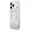 iPhone 18 Pro / iPhone 17 Pro zlatý Guess Resin Bottom Glitter MagSafe ochranný kryt thumbnail
