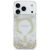  iPhone 18 Pro / iPhone 17 Pro arany Guess Resin Bottom Glitter MagSafe védőtok thumbnail