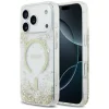 iPhone 18 Pro / iPhone 17 Pro zlatý Guess Resin Bottom Glitter MagSafe ochranný kryt thumbnail