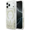 Apple iPhone 18 Pro Max / iPhone 17 Pro Max zlatý Guess Resin Bottom Glitter MagSafe ochranný kryt thumbnail