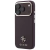 Guess Saffiano Small 4G & Classic Logo MagSafe keménytok iPhone 18 Pro / 17 Pro készülékhez, bordó thumbnail