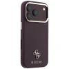 Guess Saffiano Small 4G & Classic Logo MagSafe keménytok iPhone 18 Pro / 17 Pro készülékhez, bordó thumbnail