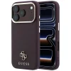 Guess Saffiano Small 4G & Classic Logo MagSafe keménytok iPhone 18 Pro / 17 Pro készülékhez, bordó thumbnail