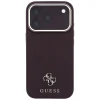  iPhone 18 Pro / 17 Pro bordó Guess Saffiano Small 4G & Classic Logo MagSafe keménytok thumbnail