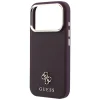  iPhone 18 Pro / 17 Pro bordó Guess Saffiano Small 4G & Classic Logo MagSafe keménytok thumbnail