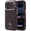 iPhone 18 Pro / 17 Pro bordó Guess Saffiano Small 4G & Classic Logo MagSafe keménytok thumbnail