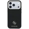  iPhone 18 Pro Max / 17 Pro Max fekete Guess Saffiano Small 4G & Classic Logo MagSafe keménytok thumbnail