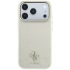 Guess Stripe Peony 4G Logo MagSafe védőtok iPhone 18 Pro / iPhone 17 Pro készülékhez, bézs thumbnail
