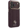 Guess Stripe Peony 4G Logo MagSafe védőtok iPhone 18 Pro / 17 Pro készülékhez, bordó thumbnail