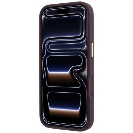 Guess Stripe Peony 4G Logo MagSafe védőtok iPhone 18 Pro / 17 Pro készülékhez, bordó - 5