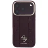  Apple iPhone 18 Pro Max / 17 Pro Max bordó Guess Stripe Peony 4G Logo MagSafe telefontok thumbnail