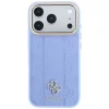 Apple iPhone 18 Pro Max / 17 Pro Max világoskék Guess Stripe Peony 4G Logo MagSafe tok thumbnail