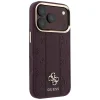 Apple iPhone 18 Pro Max / 17 Pro Max bordové puzdro Guess Stripe Peony 4G Logo MagSafe thumbnail