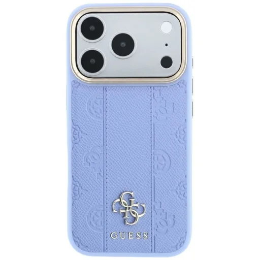 Apple iPhone 18 Pro Max / 17 Pro Max svetlomodré puzdro Guess Stripe Peony 4G Logo MagSafe - 3