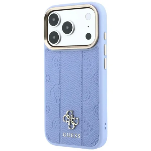 Apple iPhone 18 Pro Max / 17 Pro Max svetlomodré puzdro Guess Stripe Peony 4G Logo MagSafe - 4