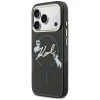  iPhone 18 Pro / 17 Pro fekete Karl Lagerfeld Script Logo MagSafe tok thumbnail