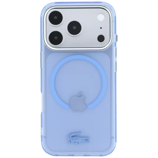 Apple iPhone 18 Pro Max / 17 Pro Max modré Lacoste IML matné MagSafe puzdro - 3