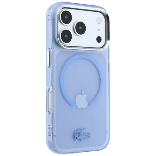 Apple iPhone 18 Pro Max / 17 Pro Max modré Lacoste IML matné MagSafe puzdro - 4