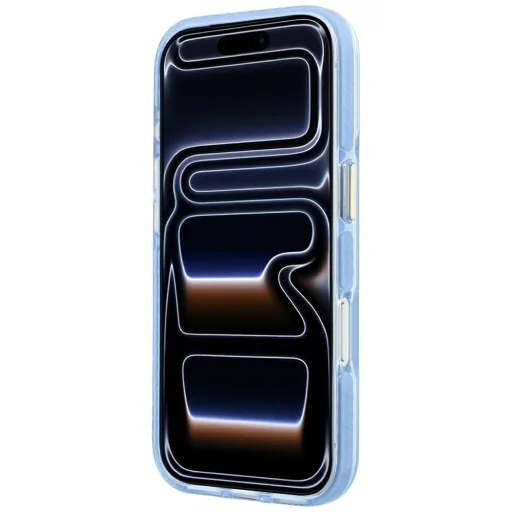  iPhone 18 Pro Max / 17 Pro Max kék Lacoste IML ütésálló, arany logós MagSafe tok - 5