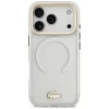 iPhone 18 Pro / 17 Pro Lacoste ütésálló IML Gold Logo MagSafe átlátszó tok thumbnail