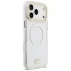 Apple iPhone 18 Pro Max / 17 Pro Max priehľadné puzdro Lacoste Shockproof IML so zlatým logom MagSafe thumbnail