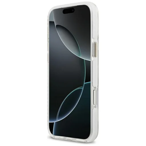 Apple iPhone 18 Pro Max / 17 Pro Max priehľadné puzdro Lacoste Shockproof IML so zlatým logom MagSafe - 5
