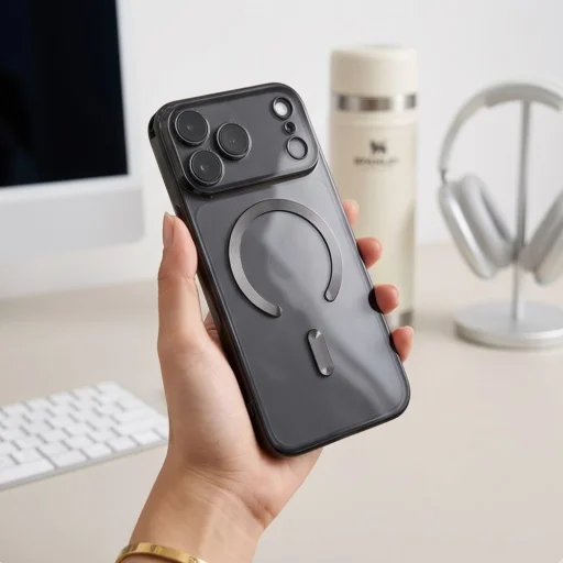 Apple iPhone 17 Pro Max / 18 Pro Max lesklé čierne puzdro Tech-Protect MagFlex MagSafe - 6