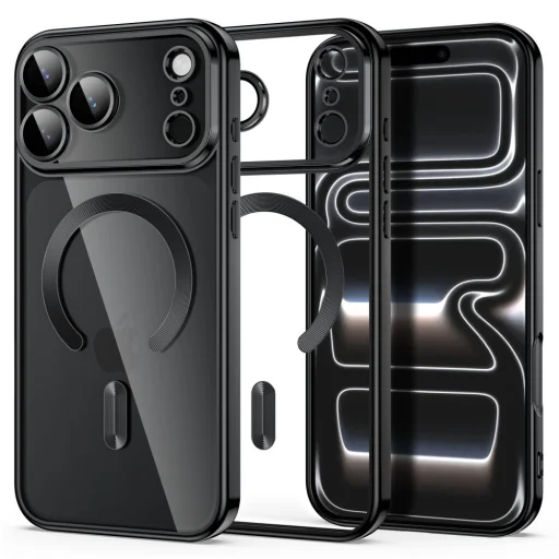 Apple iPhone 17 Pro Max / 18 Pro Max lesklé čierne puzdro Tech-Protect MagFlex MagSafe - 1