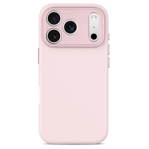 Apple iPhone 17 Pro / 18 Pro svetloružový Tech-Protect Uniq MagSafe CC silikónový kryt - 3