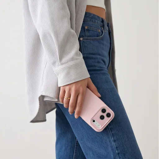 Apple iPhone 17 Pro / 18 Pro svetloružový Tech-Protect Uniq MagSafe CC silikónový kryt - 7