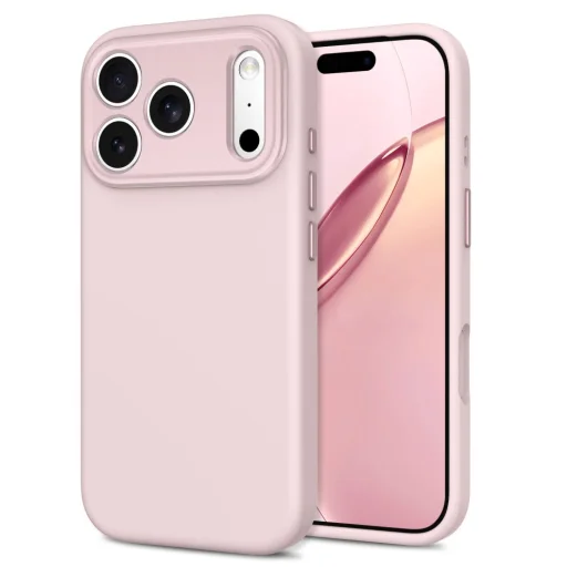 Apple iPhone 17 Pro / 18 Pro svetloružový Tech-Protect Uniq MagSafe CC silikónový kryt - 2