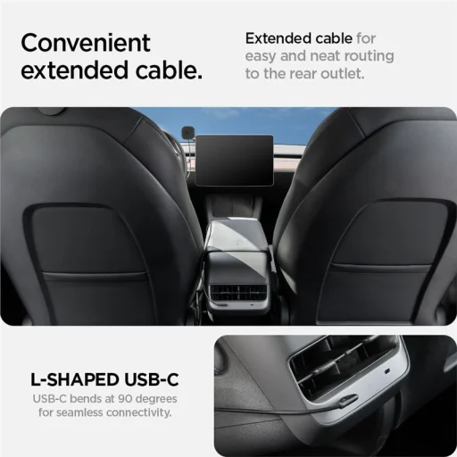 Spigen Tesla OneTap Pro 3 bezdrôtová autonabíjačka s uchytením na displej - 9