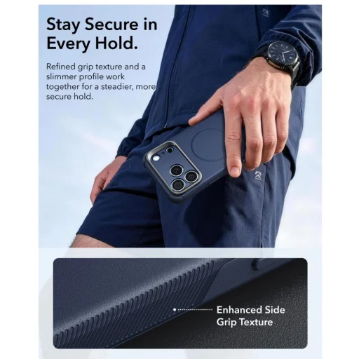 Apple iPhone 17 Pro Max / 18 Pro Max modrý ESR Cyber Tough Kickstand MagSafe nárazuvzdorný kryt - 6