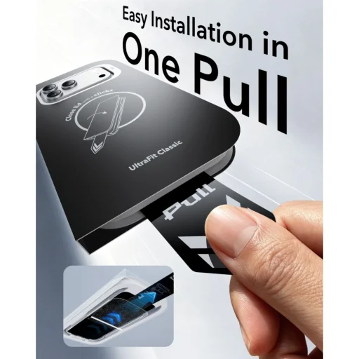 Apple iPhone 17 Pro Max / 18 Pro Max čierne ESR UltraFit Classic tvrdené ochranné sklo, 2 ks - 3