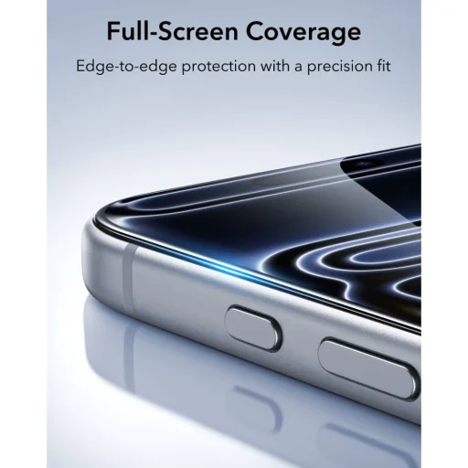 Apple iPhone 17 Pro Max / 18 Pro Max čierne ESR UltraFit Classic tvrdené ochranné sklo, 2 ks - 7