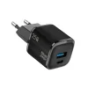 Blue Star Nano GaN USB-C + USB-A sieťová nabíjačka PD a QC4.0 25 W VT-331 čierna thumbnail