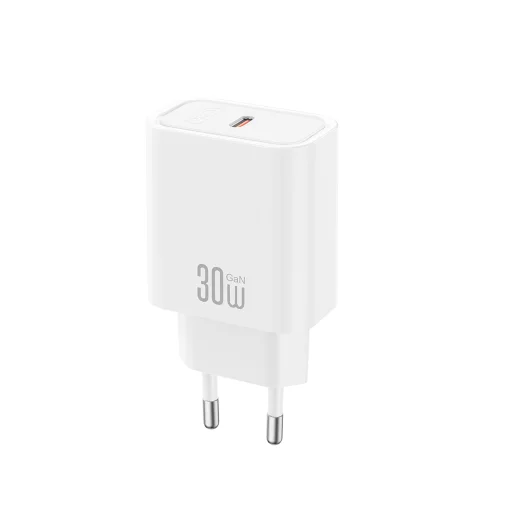 Sieťová nabíjačka XO CE41 PD 30W 1x USB-C biela + kábel USB-C - USB-C - 5