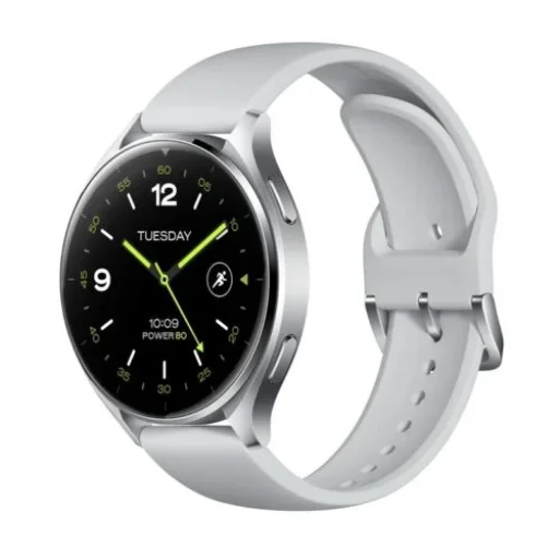 Xiaomi Watch 2 Silver so sivým TPU remienkom EU BHR8034GL - 1