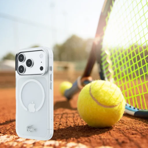 Kryt Lacoste IML Frosted MagSafe pre iPhone 18 Pro Max / 17 Pro Max priehľadné - 11