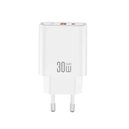 XO CE42 33 W sieťová nabíjačka s konektorom USB-C PD a USB, biela - 2