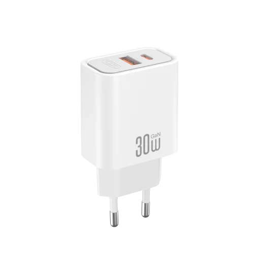 XO CE42 33 W sieťová nabíjačka s konektorom USB-C PD a USB, biela - 3