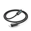 XO NB-Q312A PD USB-C – USB-C kábel 1 m 240 W čierny s LED thumbnail