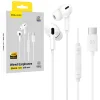 Blavec BHS-01 USB-C káblové slúchadlá s DAC a mikrofónom, biele thumbnail